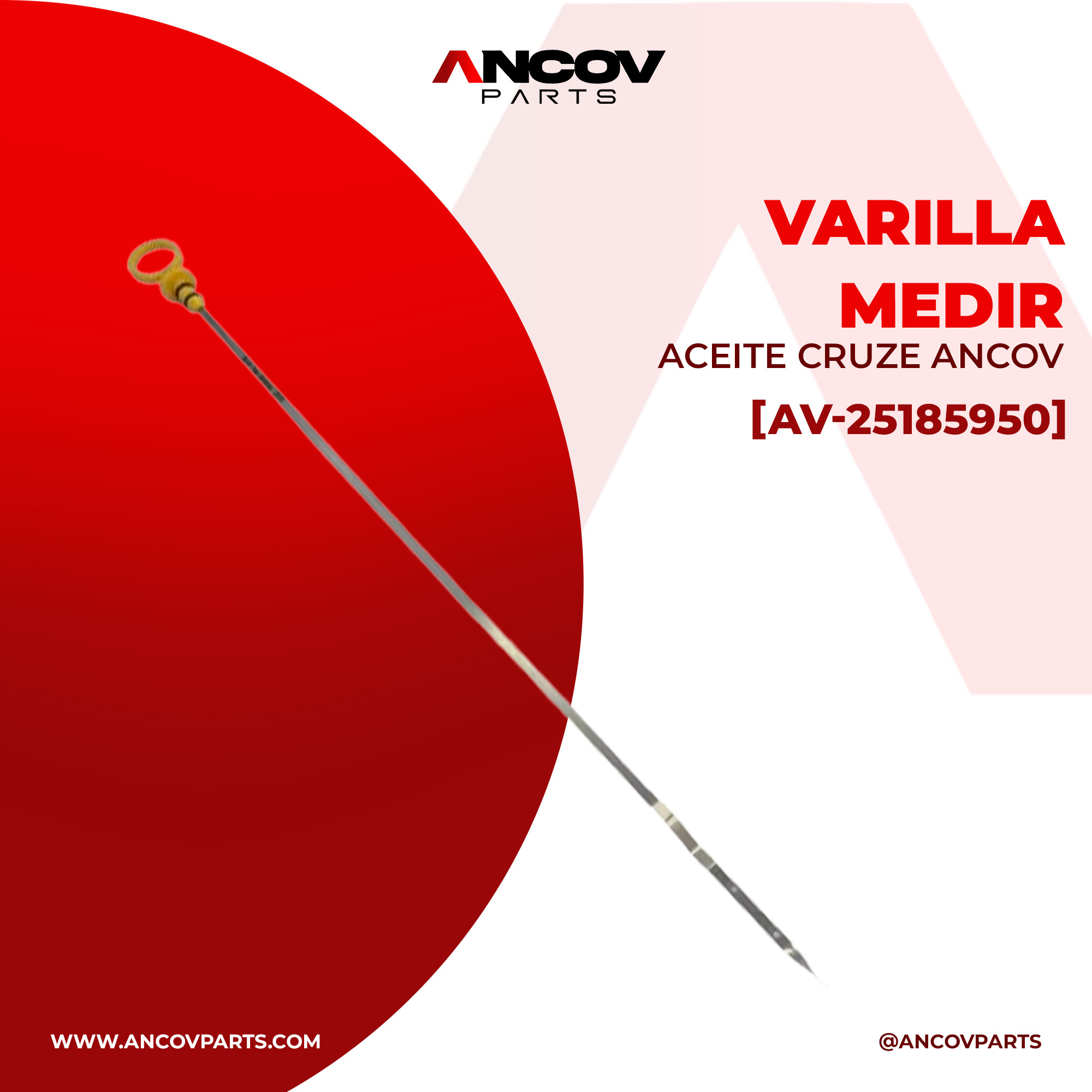 VARILLA MEDIR ACEITE CRUZE           ANCOV