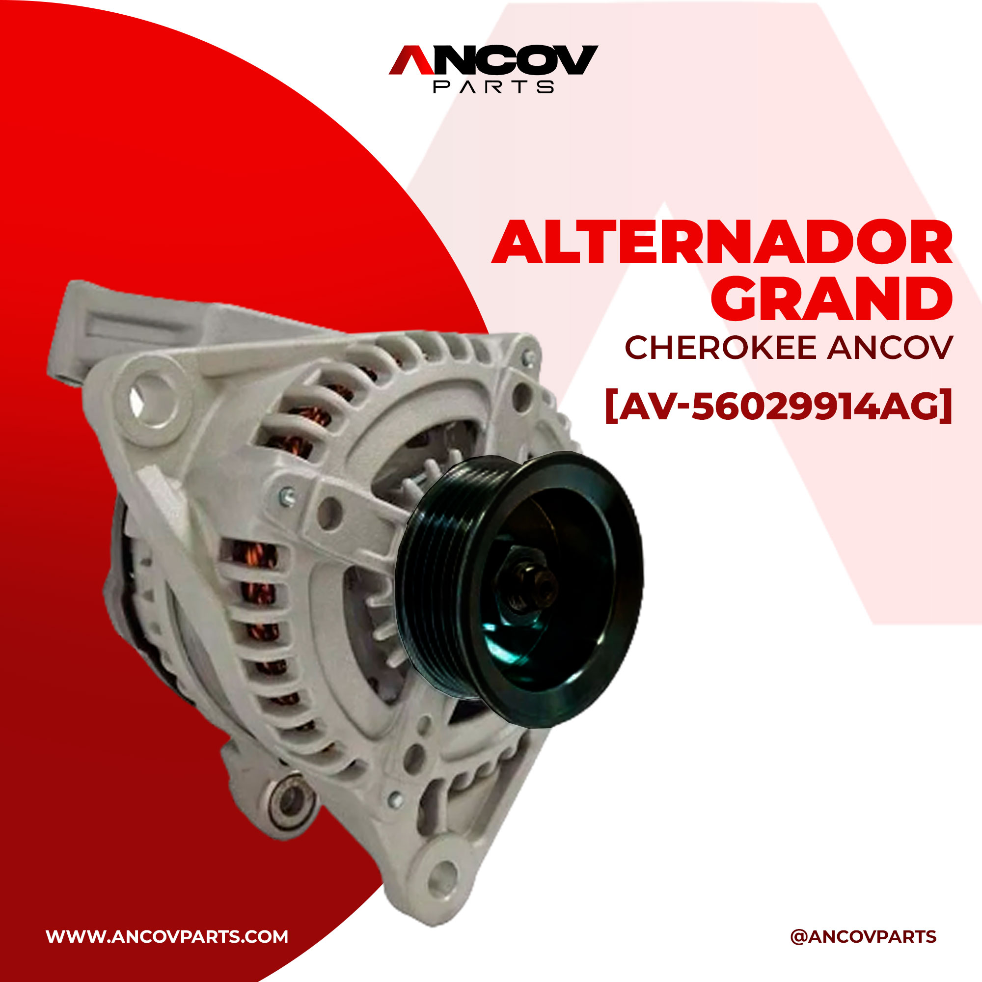 ALTERNADOR GRAND CHEROKEE 07-10 ANCOV